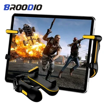 

PUBG iPad Capacitance Trigger Controller L1R1 Fire Aim Button Triggers Gamepad Joystick For Fortnite For iPad Tablet Phone Game