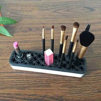 

Silicone Household Makeup Storage Box Jewelry Cosmetic Storage Holder Makeup Tools Lipstick Brush Display