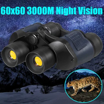 

60x60 Day Compact Binoculars Telescope Outdoor Hunting Climbing Objective and Red Film