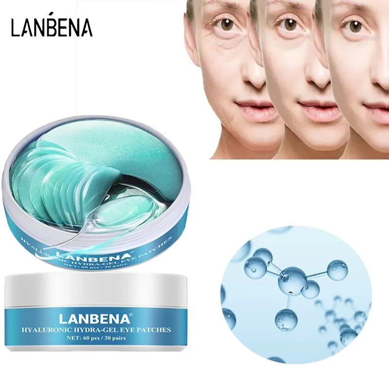 LANBENA Collagen Eye Mask Retinol Eye Patch Hyaluronic Acid Gel