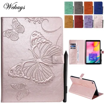 

Cover For Samsung Tab A 10.1 2019 Cartoon Butterfly Leather Case For Samsung Galaxy Tab A 10.1 inch 2019 SM-T510 T515 Cover Case