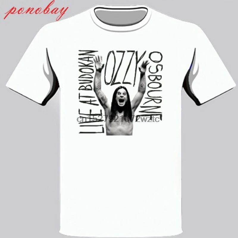 Ozzy osborn Live At Budokan английская певица мужская белая футболка Размер S-3XL | Мужская