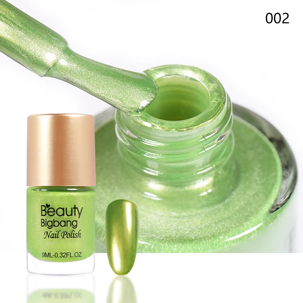 2A Beautybigbang лак для ногтей 9 мл зеркальный эффект металлический лак для нейл-арта Аксессуары Инструмент серый красный цвет Лак для ногтей набор - Цвет: 2A