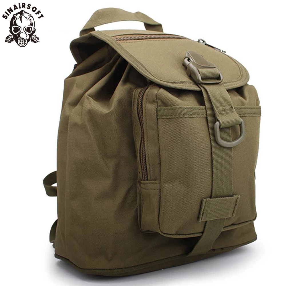SINAIRSOFT Тактический нейлоновый ремешок на молнии Рюкзак Molle спортивные дорожные