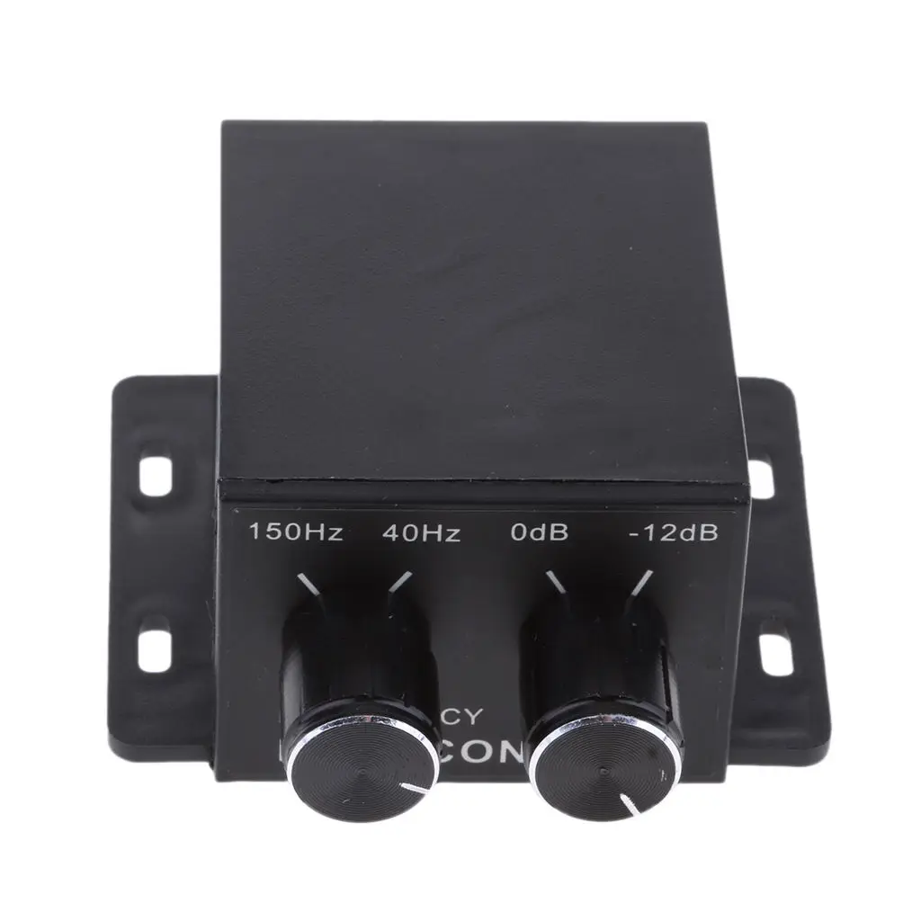 Car Home Amplifier Subwoofer Equalizer Crossover RCA Adjust Line Level VolumeRemote Controls