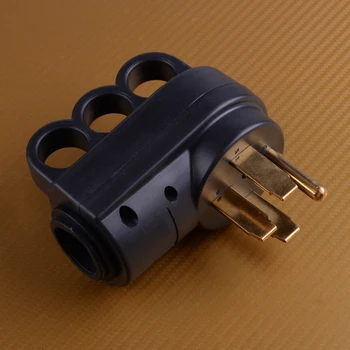 

DWCX 50 AMP Male Power Cord End Replacement Plug Socket With Handle Fit For RV 50 AMP