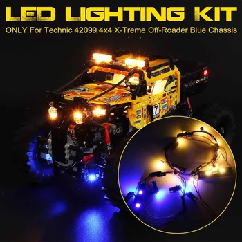 

LED Lighting Kit for 42099 4X4 Technic Remote Four Wheeled Off Road Vehicle Toy Bricks (Model Not Included)