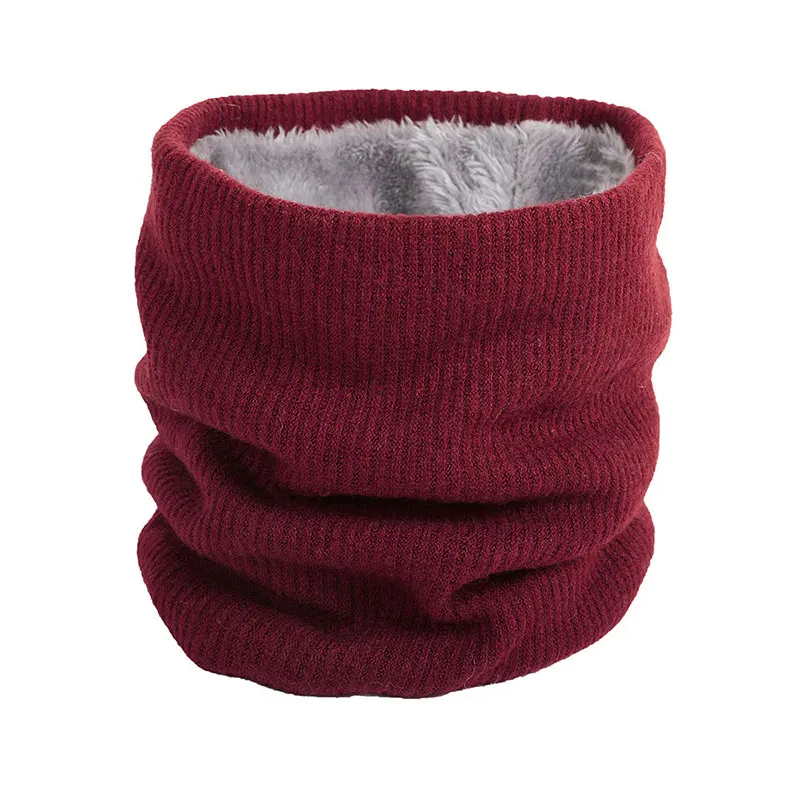 Новинка, зимний шарф для женщин, вязаные теплые кольца на шею, женские, детские, для девочек, маска для лица, мужской шейный платок, плюшевый воротник, Scarves8 - Цвет: JR