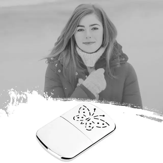 Kültéri Új Fém Kézmelegítő Benzin Újrahasznosítható Zseb Ski Kellékek Kemping Hordozható Téli - Image 2