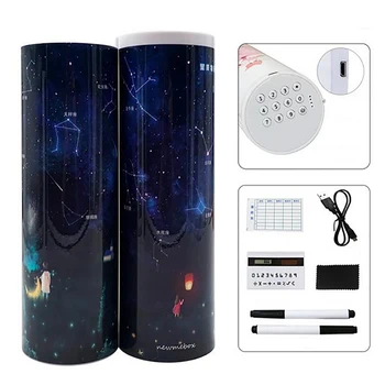 

Chool Pencil Box Large Capacity Pencil Cases Quicksand Translucent Creative Cylindrical Pen Holder kid Stationery for Kids Gift