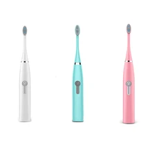 Новая электрическая зубная щетка со звуковым аккумулятором для взрослых, водонепроницаемая зубная щетка для отбеливания зубов и гигиены полости рта