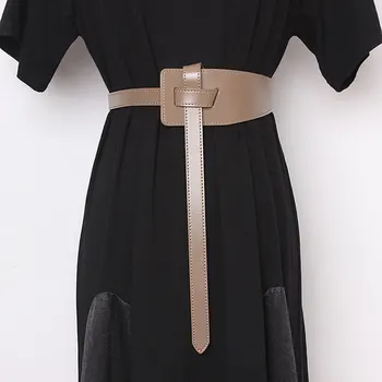 

XITAO Korean Fashion Simple and Versatile Leather Knotted Decoration Fashion New 2019 Winter Minority Cummerbunds DMY1857