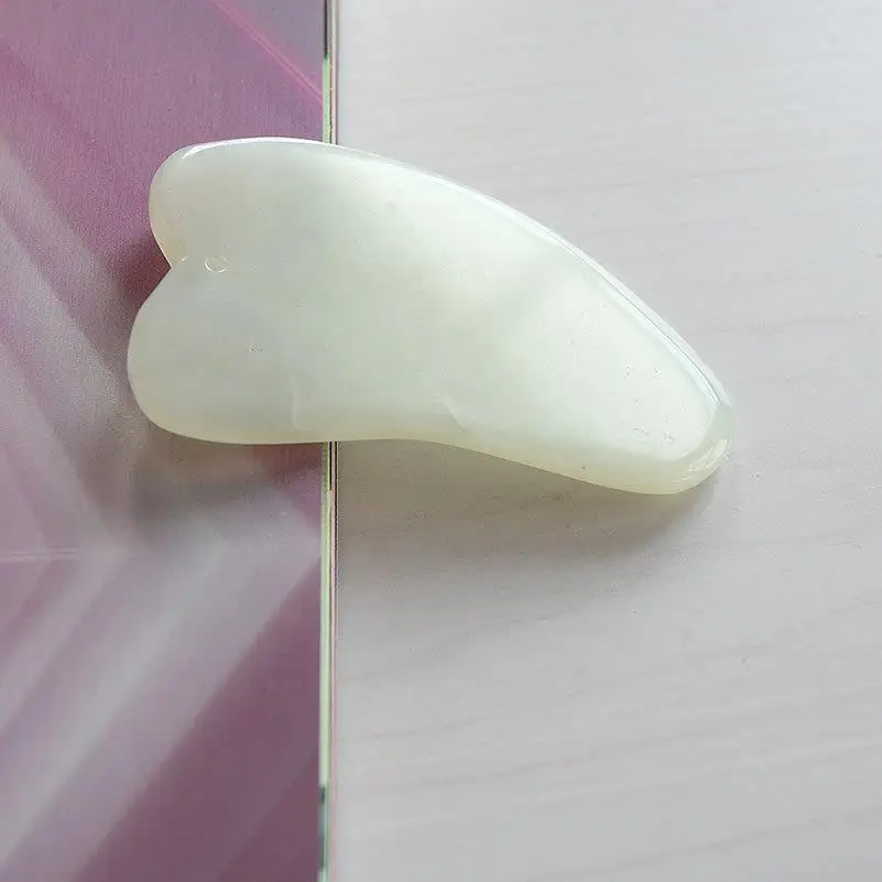Розовый кварц гуаша доска натуральный камень скребок китайский Gua Sha инструменты для лица шеи спины тела Иглоукалывание давление терапия