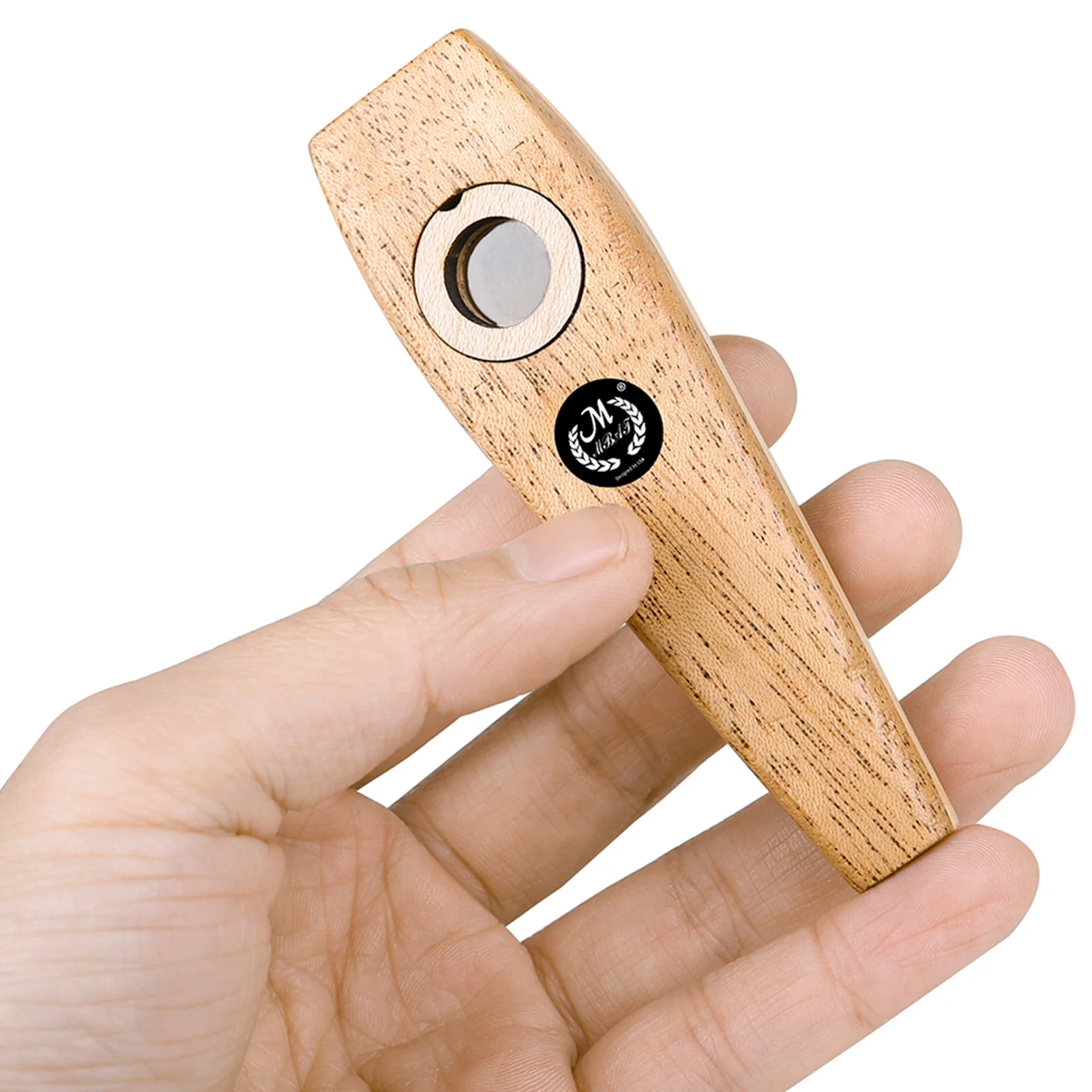 

2 шт. деревянные канавки, коричневые аксессуары, деревянные поддоны Kazoo, прочная музыка