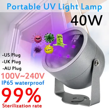 

99.99% Antibacterial UVC + UVA Ultraviolet Disinfection Lamp Sterilization Germicidal Lamp for Home Health Care Sterilization