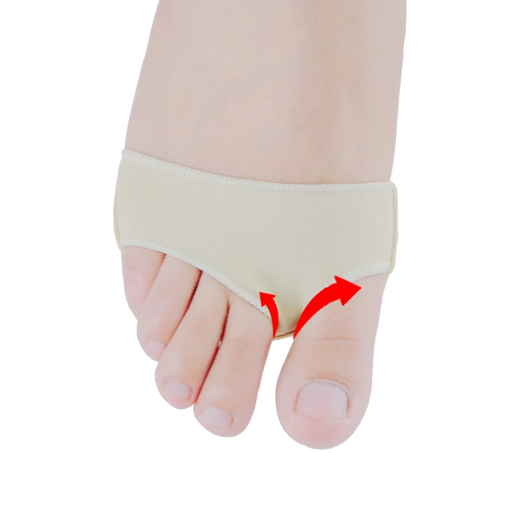 2Pcs=1Pair Sumifun Toe Separator Correction Foot Pedicure Socks Big Toe Corrector Orthotics Feet Care Bone Thumb Adjuster C1091
