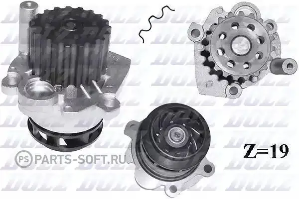 DOLZ A249 Водяной насос помпа Audi A2/3 VW lf V 1.2/1.4/1.9 TDI 2000 - | Автомобили и мотоциклы