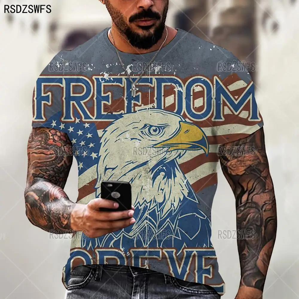 America Highway Route 66 3d Print Men's Tshirt Oneck Short Sleeve