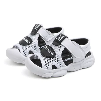 

2020 summer new cartoon children's sandals Baotou boys and girls baby sandals soft bottom baby shoes