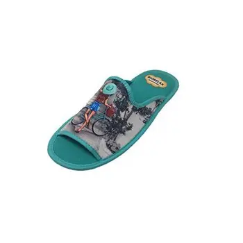 

Slippers for home/Women/Girl/Biorelax/Open Toe/Instep: canvas/Sole: Rubber/Padded Heel