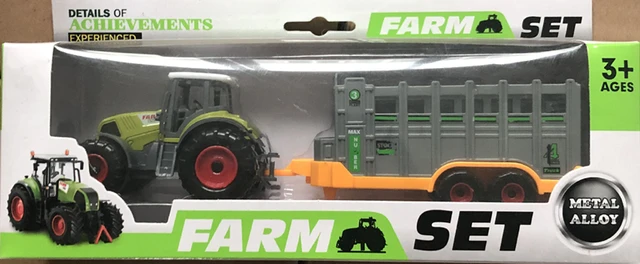 All Farm Tractor Set Great Play Collection Toy,Diecast Metal Vehicle Car Model with Plastic Part,Crop Cutter Sprayer Power Plant FW426AA-STP(bigger)