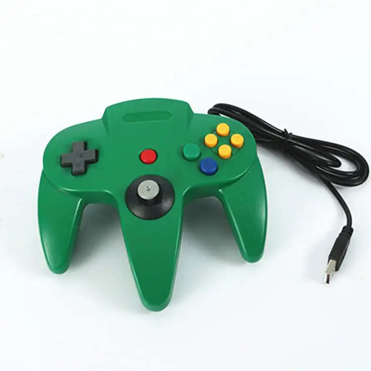 GloryStar USB N64 ABS Геймпад контроллер Джойстик ПК Компьютерная игра ручка игровой контроллер для windows PC MAC Linux геймпад пк