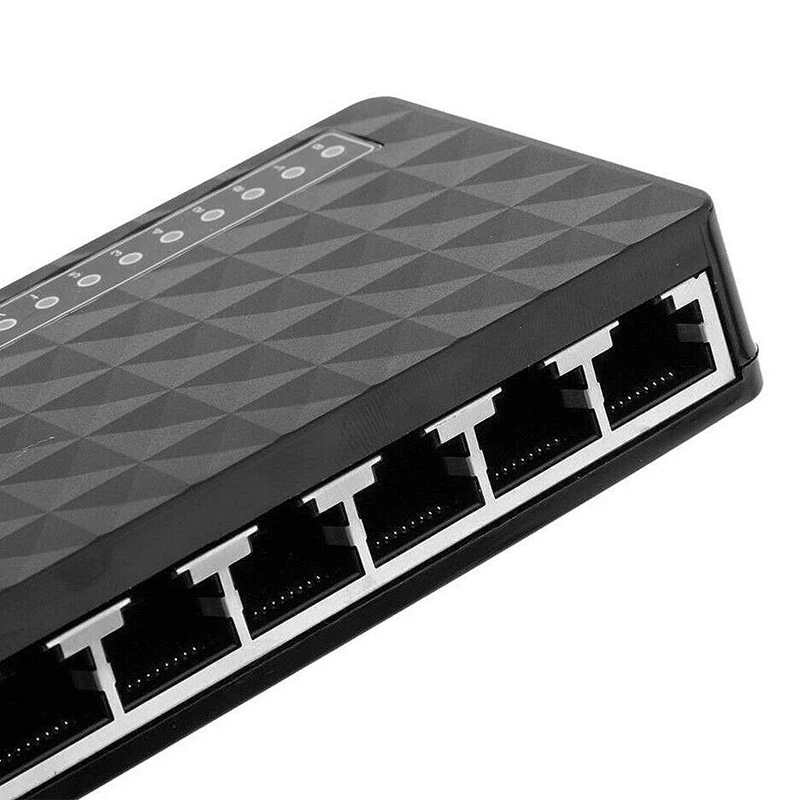 10/100 Мбит/с 8 портов Poe Ethernet Lan Настольный сетевой Переключатель концентратор адаптер(ЕС штекер