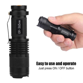 

UV Ultra LED Flashlight Blacklight Light Inspection Lamp Torch 365 nM For Marker Checker