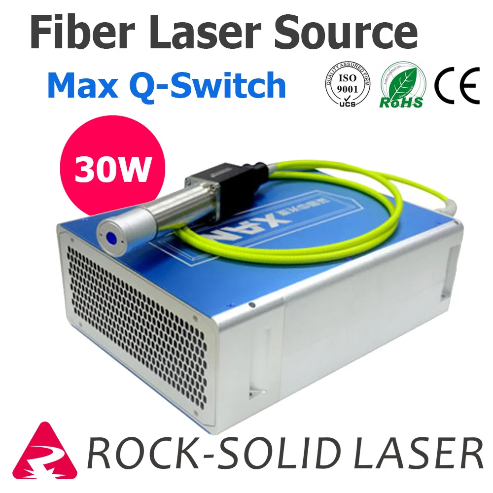 Maksymalnie 30W źródło lasera światłowodowego Q przełącznik laser pulsujący Generator laser ipg maszyna do grawerowania części hurtowych Maksymalnie 30W źródło lasera światłowodowego Q przełącznik laser pulsujący Generator laser ipg maszyna do grawerowania części hurtowych