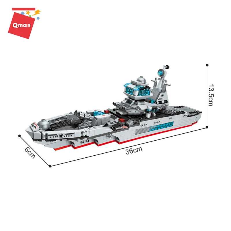 QMAN Technic Cruiser боевой корабль вертолет Истребитель автомобиль военный Танк