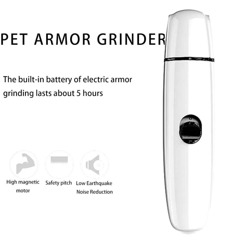 Wiederaufladbare Nagel Hund Katze Pflege Fellpflege USB Elektronische Haustier Hund Nagel шлифовальный станок триммер машинка для стрижки Haustiere Pfot