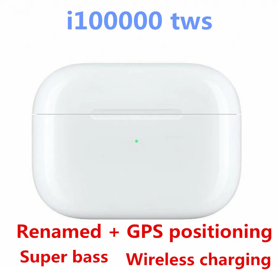 

New i100000 TWS 1:1 Air Pro3 Bluetooth Earphone Wireless Headphones8D Super Bass Earbuds pk w1 h1chip i200 i500 i1000 i9000 tws