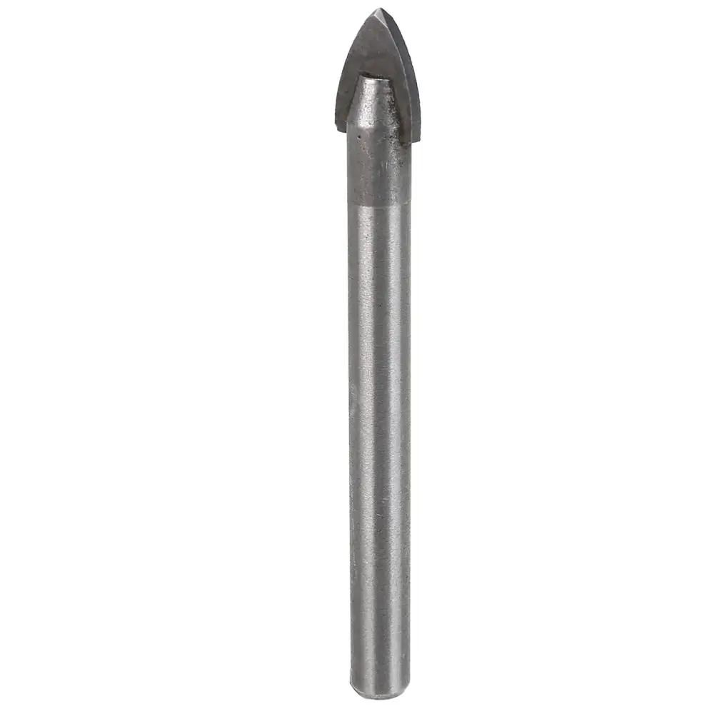 6Pcs Silver Glass Drill Bit  3mm/ 4mm/5mm/6mm/8mm/10mm Silver Spear Head Glass Drill Bits Ceramic Tiles Drill Bit Set