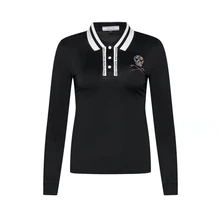 Новинка, женские футболки для тренировок по гольфу с черепом, женская футболка с длинными рукавами, летняя футболка для занятий спортом на открытом воздухе