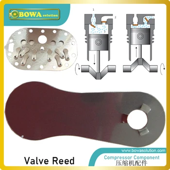 

Quality Discharge valve reed is installed in valve plate complete in recipreciating piston refrigeration compressors in HVAC/R