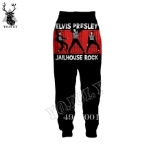 Длинные штаны унисекс, уличная одежда, хип-хоп, для мужчин и женщин, новинка, модные повседневные штаны, Элвиса Пресли, 3D принт, Harajuku, спортивные штаны, L11