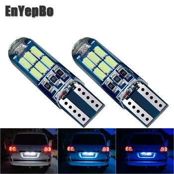 

2Pcs Car T10 W5W bulb License Plate Light For Peugeot 206 207 306 307 406 407 308 3008 508 5008 Number Lamp 194 Parking Light