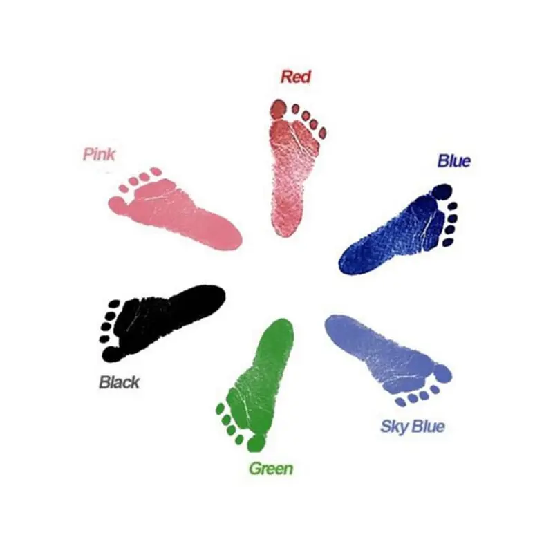SHUJIN коврик для новорожденного ребенка с ручной печатью, коврик для рисования чернилами, фотовспышка для рук, коврик для печати ног, чудесный, умный, безчернильный, сенсорный