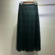 Новинка, Женская юбка из полиэстера со стразами для отдыха