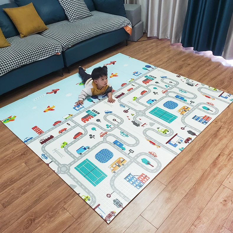 Tapis Éducatif Chiffres Et Lettres - Tapis De Chambre Enfant