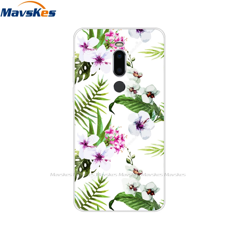 cases for meizu belt Silicone Cover for Meizu M8 Case oft TPU Protective Phone Case Cartoon Flowers Bumper Shell for Meizu M8 Lite M 8 Case Cover Bag best meizu phone case brand Cases For Meizu