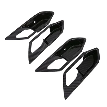 

Car Carbon Fiber Inner Door Handle Cover Catch Bowl Trim for Range Rover Evoque L551 2020