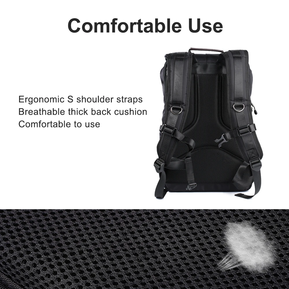 capacidade mochila saco de viagem multifuncional à