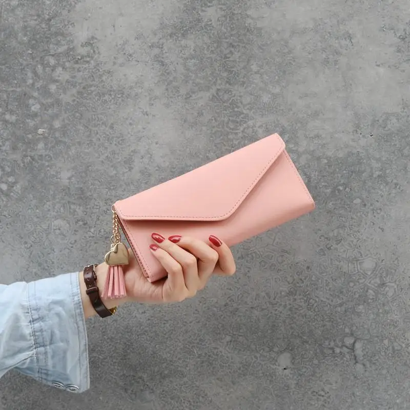 New Long Women's Wallet Female Purses Tassel Coin Purse Card Holder Wallets Female Pu Leather Clutch Money Bag Pu Leather Wallet New Long Women's Wallet Female Purses Tassel Coin Purse Card Holder Wallets Female Pu Leather Clutch Money Bag Pu Leather Wallet