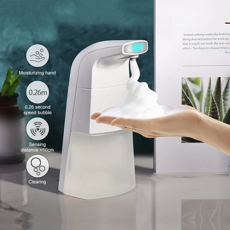 Автоматический дозатор жидкого мыла умный сенсор ABS гальванический дезинфицирующий диспенсер для кухни ванной шипучие таблетки