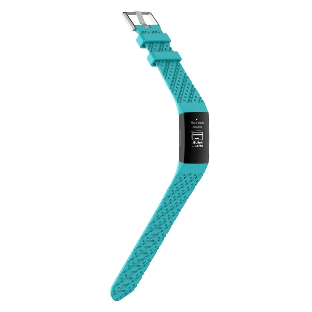 Браслет ремешок для fitbit модный спортивный дышащий силиконовый браслет ремешок для Fitbit Charge 3 Прямая поставка