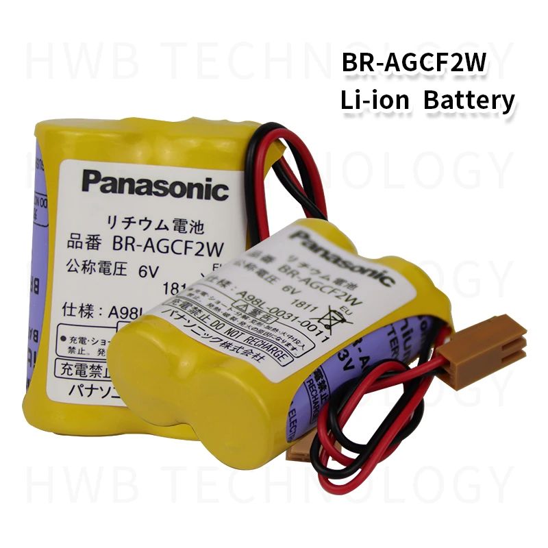 20 шт./лот pushout аккумулятор для Panasonic BR-AGCF2W с вилкой 6 в PLC FANUC литиевая батарея
