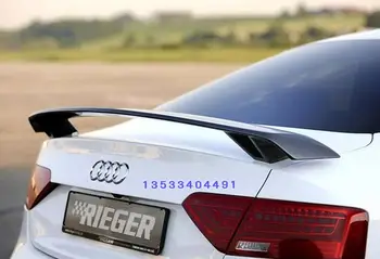 

High quality Carbon Fiber Car Rear Trunk Lip Spoiler Wing Fits For Audi A3 S3 A4 S4 A5 S5 A6 S6 A7 2015 2016 2017 2018 TT TTRS