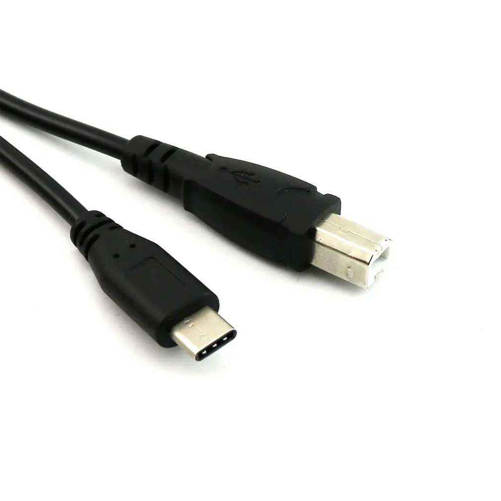 USB C 3 1 Type папа к 2 0 B Тип Мужской кабель для передачи данных Шнур телефонный принтер