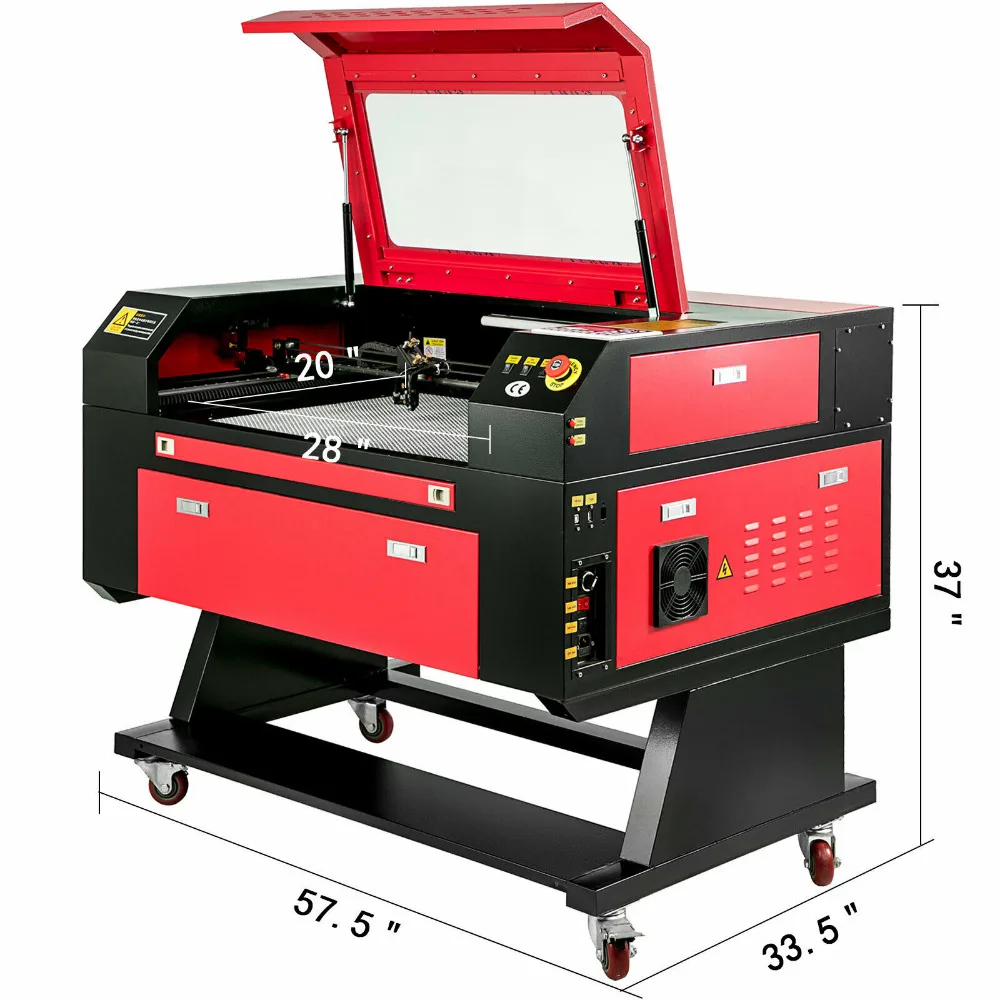CO2 Laser Engraving Machine USB Port Air Assist DSP Control Best Cutter Engraver 